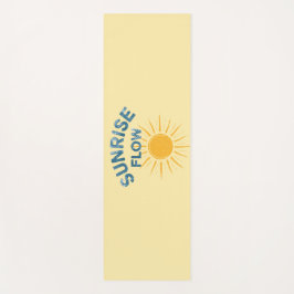 Esterilla De Yoga Sunrise Flow Retro Sunshine Graphic Print Vinyasa