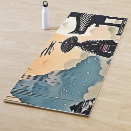 Esterilla De Yoga Sunset de Samurai: Viaje reflexivo