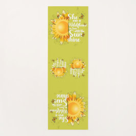 Esterilla De Yoga Sunshine Sunflower Yoga