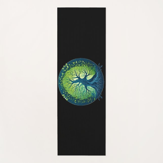 Esterilla De Yoga Susurros del viento: La esencia del árbol (Anverso)