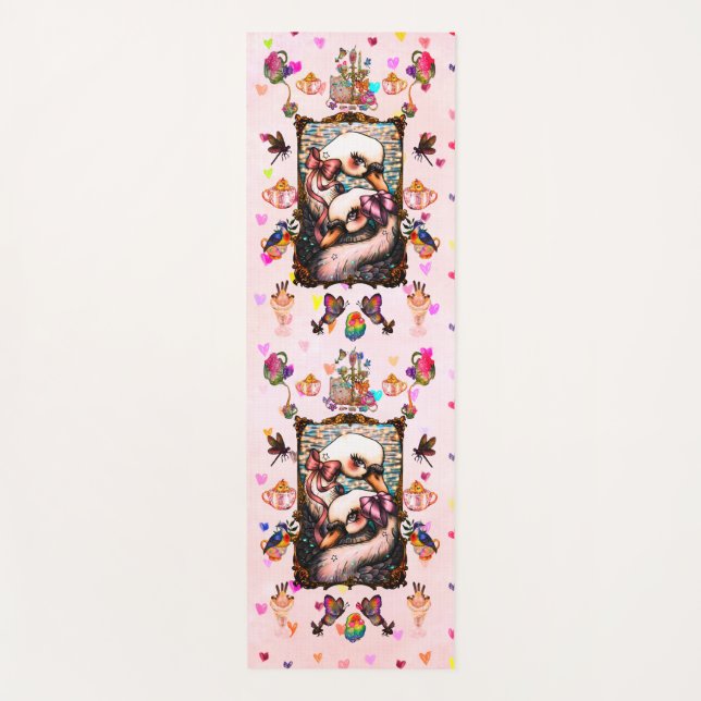 Esterilla De Yoga Swan lovers (Anverso)