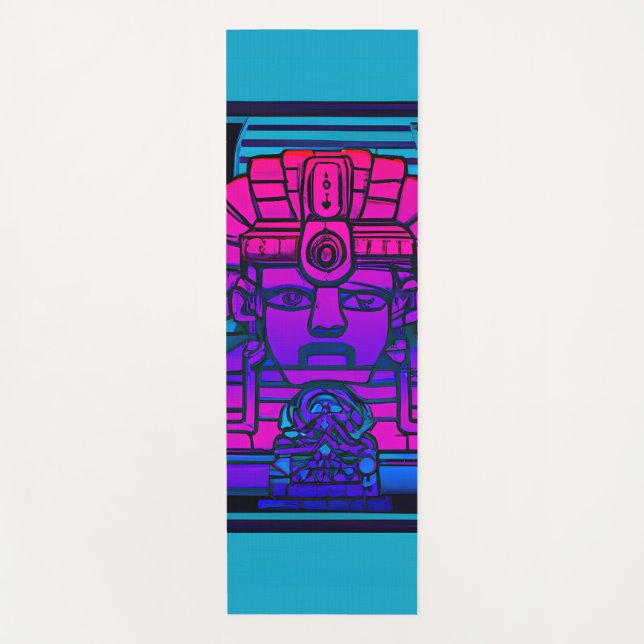 Esterilla De Yoga Synthwave Pharaoh (Anverso)