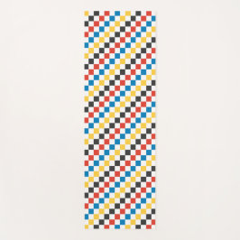 Esterilla De Yoga Tablero de verificación de colores primarios con r