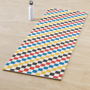 Esterilla De Yoga Tablero de verificación de colores primarios con r