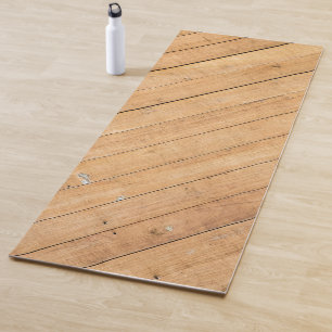 Esterilla De Yoga Tablón de madera