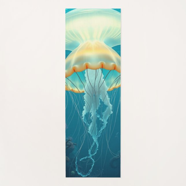 Esterilla De Yoga „Tanz der Quallen – Magie aus der Tiefe“ (Anverso)