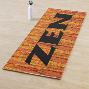 Esterilla De Yoga Tapa de ejercicios de alambre negro Zen
