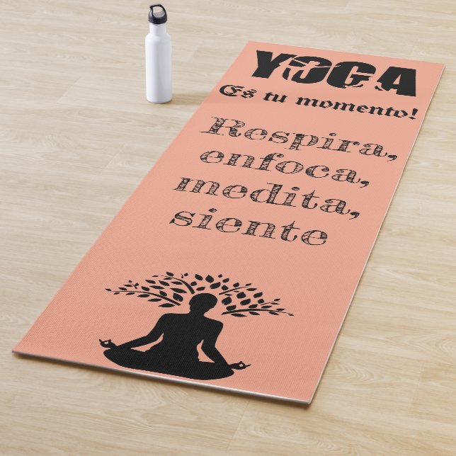 Esterilla De Yoga Tapete de yoga con frase motivacional (In situ)