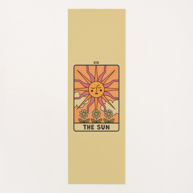 Esterilla De Yoga Tapete Yoga - The Sun (Anverso)
