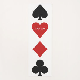 Esterilla De Yoga Tarjeta de nombre personalizada Jugador de yoga