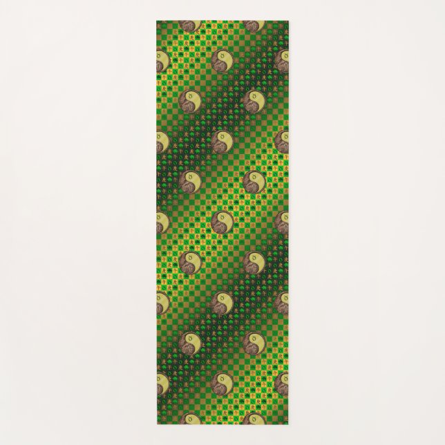 Esterilla De Yoga Tauro y caballo Metalizado (Anverso)