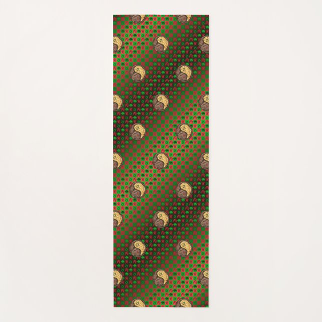 Esterilla De Yoga Tauro y tigre de fuego (Anverso)