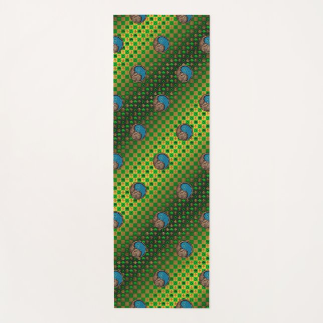 Esterilla De Yoga Taurus y Caballo de Agua (Anverso)