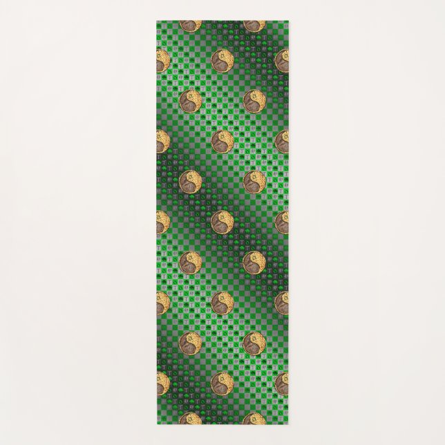 Esterilla De Yoga Taurus y Conejo de Fuego (Anverso)