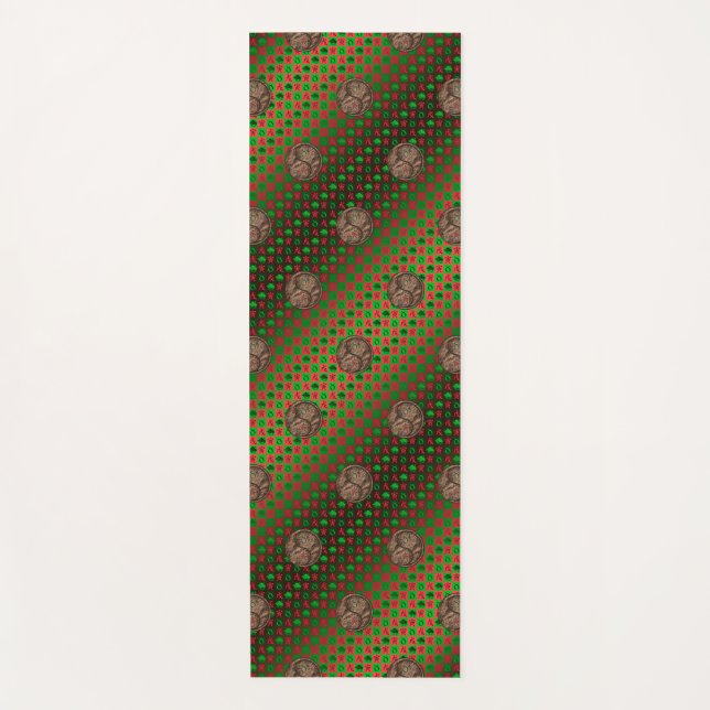 Esterilla De Yoga Taurus y el tigre de la Tierra (Anverso)