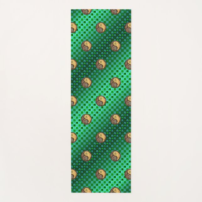 Esterilla De Yoga Taurus y Perro de Fuego (Anverso)