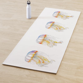 Esterilla De Yoga Tentáculos de la puesta del sol: Arte acuático cos