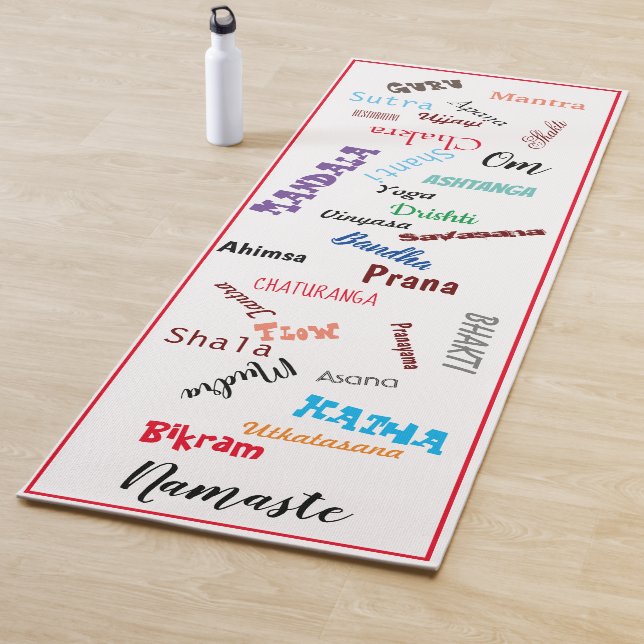 Esterilla De Yoga Términos de yoga (In situ)
