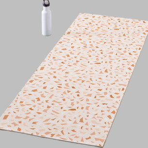 Esterilla De Yoga Terrazzo Resumen moderno Terracotta
