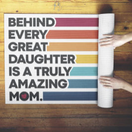 Esterilla De Yoga Texto de expresión de diseño para Día de la Madre