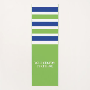 Esterilla De Yoga Texto personalizado Bandas Patrón de yoga