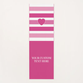 Esterilla De Yoga Texto personalizado Bandas Patrón de yoga