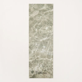 Esterilla De Yoga Textura de Piedra Gris Personalizado moderno amiga