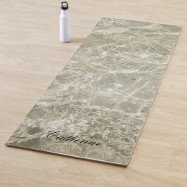 Esterilla De Yoga Textura de Piedra Gris Personalizado moderno amiga