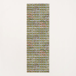 Esterilla De Yoga Textured Pointillism Grid Pattern Artwork