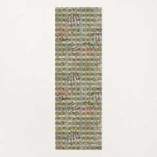 Esterilla De Yoga Textured Pointillism Grid Pattern Artwork
