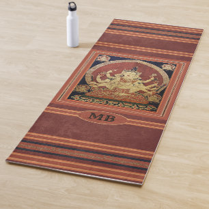 Esterilla De Yoga Thangka tibetano de Guhyasamaja Akshobhyavajra