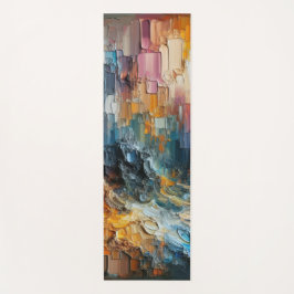 Esterilla De Yoga Thick Textured Paint Pattern