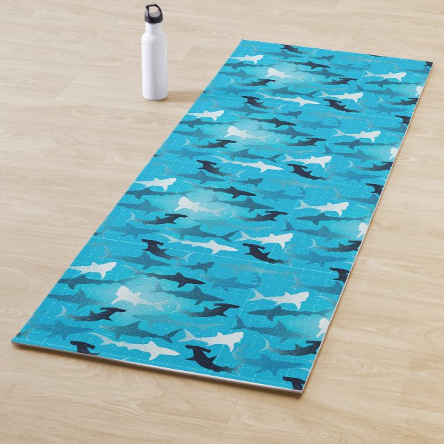 Esterilla De Yoga ¡tiburones! - estera de la yoga (In situ)