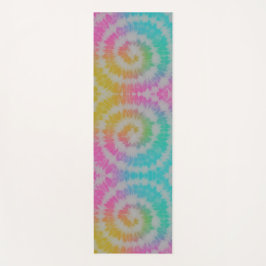 Esterilla De Yoga Tie Dye Neon Rainbow