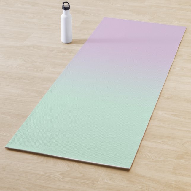 Esterilla De Yoga Tinta Estética Pastel Y Ombre Gradiente Lilac (In situ)