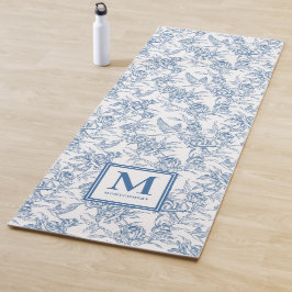Esterilla De Yoga Toile Francés Nombre Personalizado