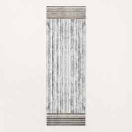 Esterilla De Yoga Tonos de mármol gris y patrón de rayas