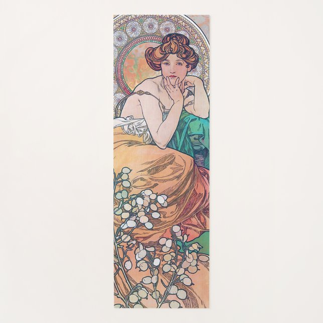 Esterilla De Yoga Topaz (Cuatro Joyas), Alphonse Mucha (Anverso)