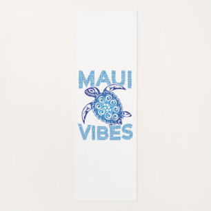 Esterilla De Yoga Tortuga azul tribal polinesia mali vibes