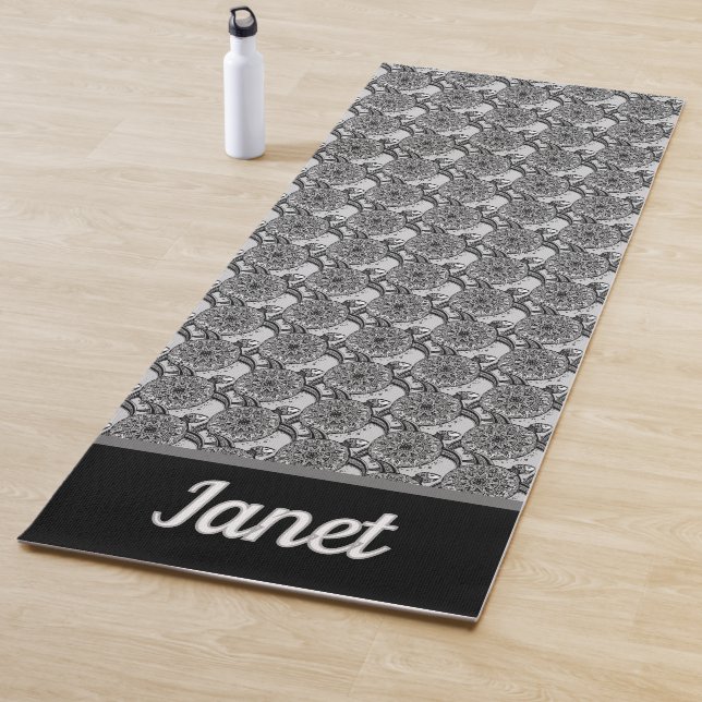 Esterilla De Yoga Tortuga monogramada Mandala (In situ)