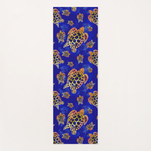 Esterilla De Yoga Tortugas Marinas Batik Arte Africano