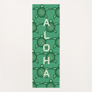 Esterilla De Yoga Tortugas Verdes Con Aloha