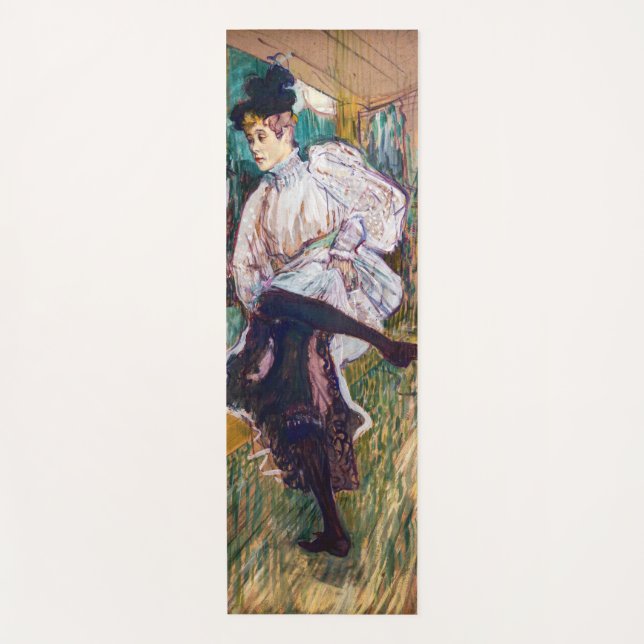Esterilla De Yoga Toulouse-Lautrec - Jane Avril Dancing (Anverso)