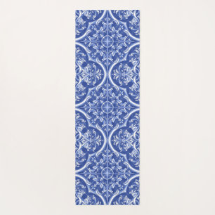 Esterilla De Yoga Tradicionales Azulejos Portugueses Tribales al Acu