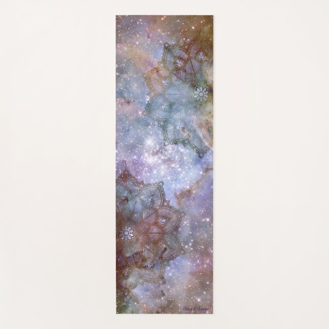 Esterilla De Yoga Traer un cambio a Mandala Cosmos (Anverso)