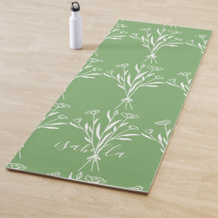 Esterilla De Yoga Tranquilizador Sage Green Tranquilo Orgánico Flora