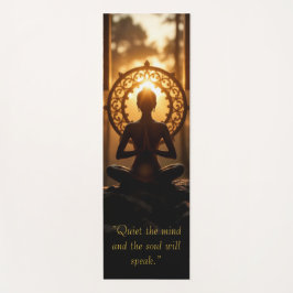 Esterilla De Yoga "Tranquilizar la mente y el alma hablará"