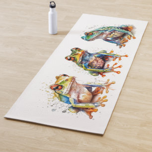 Esterilla De Yoga Tres pequeñas ranas