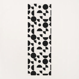 Esterilla De Yoga Tribal geométrica elegante y blanco moderno