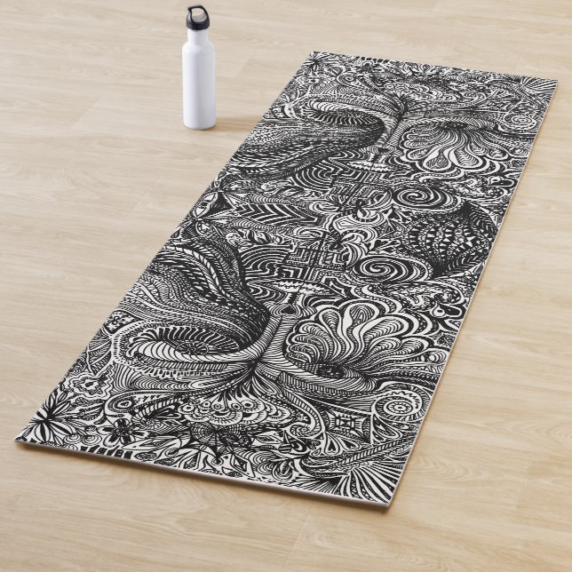 Esterilla De Yoga Trippy retrato de yoga mate (In situ)